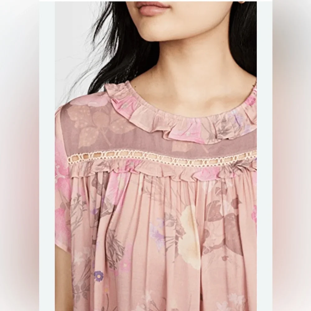 SPELL & THE GYPSY COLLECTIVE Wild Bloom shirt in blush - Picture 3 of 8